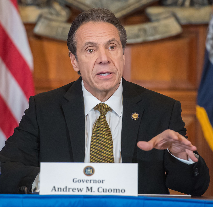 Cuomo called for federal coordination of development and implementation of testing, saying "One state can't develop national testing."