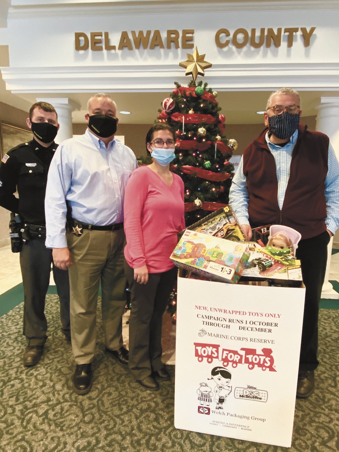 Delco Sheriff Joins 2020 Toys For Tots