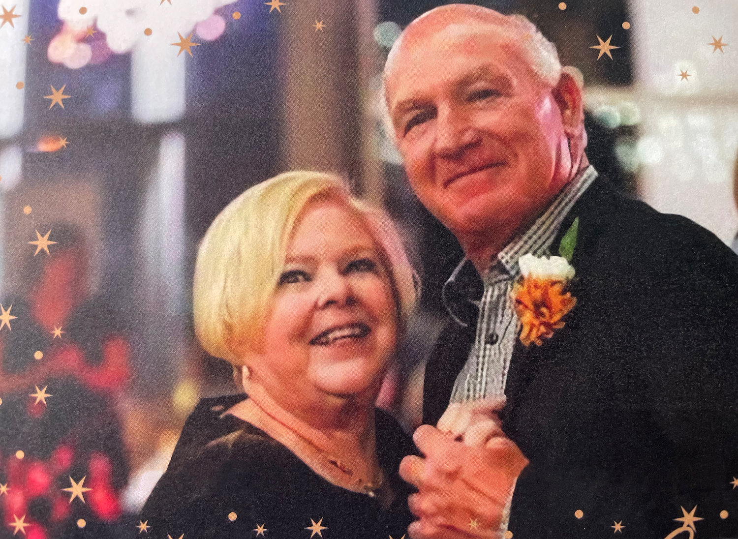 Joyce and David Barber on their 50th wedding anniversary, Oct. 21, 2022